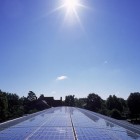Solar Panels reflect the sunlight