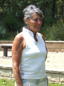 Grace, December 2011, at a party at Mogo Botanic Gardens