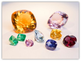 Ethical jewelers, cut gems, photo by Charlie Birchmore, courtesy of Ingle & Rhode