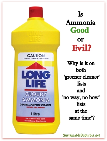 ammonia cleaner label