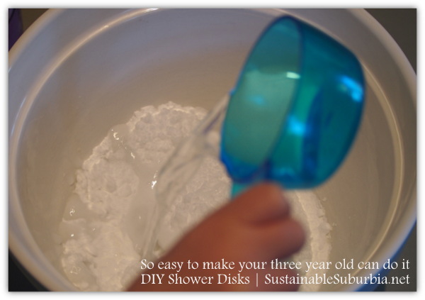 DIY Shower Vapor Disks  | SustainableSuburbia.net