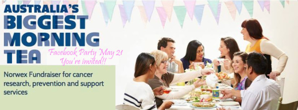 Biggest Morning Tea Norwex Fundraiser for the Cancer Council May 21