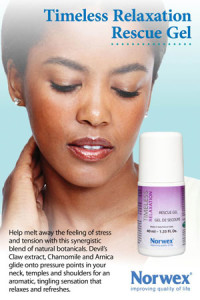 Timeless Relaxation Rescue Gel by Norwex. Help melt away stress and tension with a synergistic blend of natural and organic botanicals