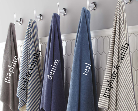 Norwex bath towels hangining