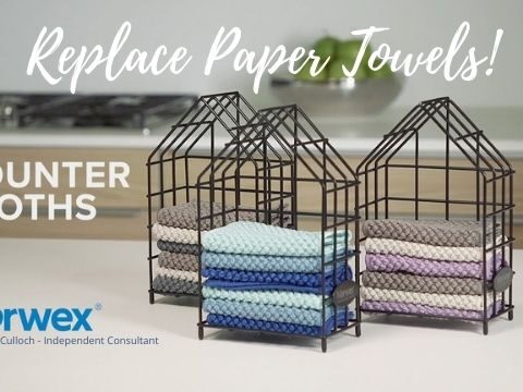 Replace paper towels with counter cloth box sets - pick from these three colour sets