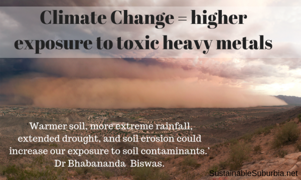 Climate Change + higher exposure to heavy metals: Study | SustainableSuburbia