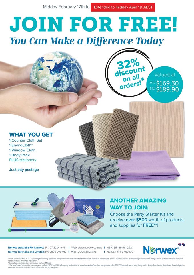 Join Norwex For FREE In Australia And New Zealand! – Sustainable Suburbia