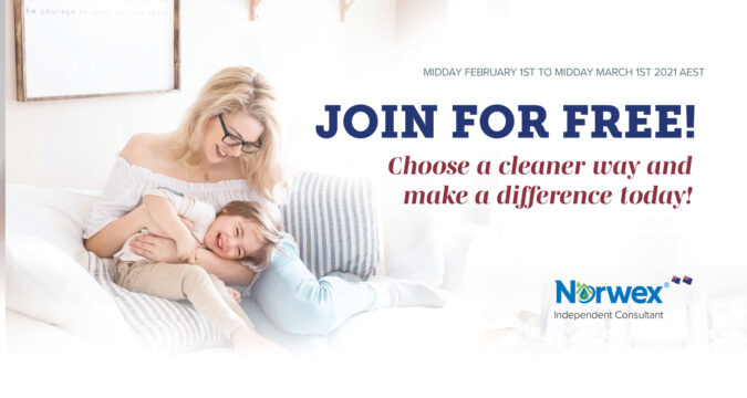 Join Norwex for Free - Choose a cleaner way and make a difference today