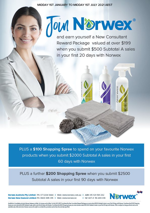 Join Norwex FREE In New Zealand And Australia! – Sustainable Suburbia