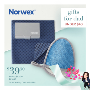 Norwex lint mitt and tech cloth, 12 days of gifting day 1 | SustainableSuburbia.net