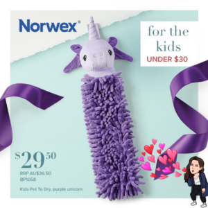 Unicorn-pet-to-dry--Twelve-Days-of-Norwex-Gifting-2021-Day-2 | SustainableSuburbia.net