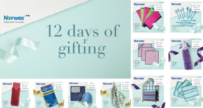 Norwex 12 days of gifting Australia