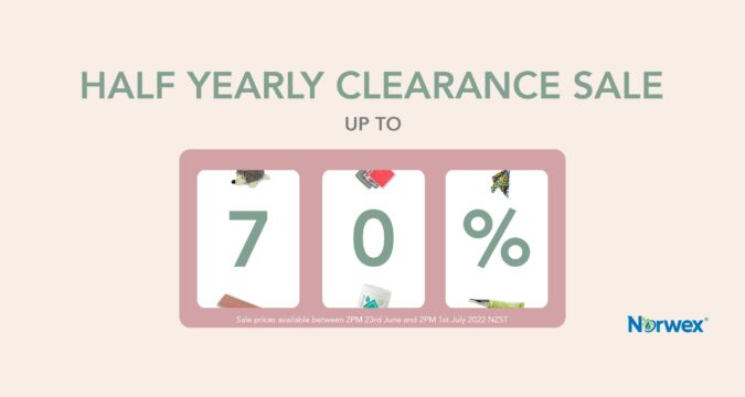 Norwex half yearly clearance sale