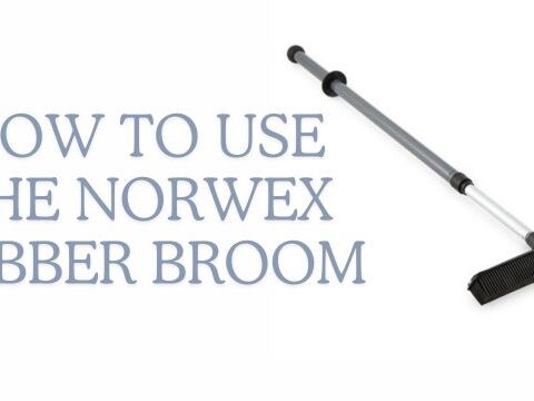 How to Use the Norwex Rubber broom