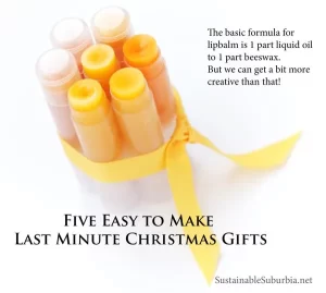 Five easy to make last minute Christmas gifts